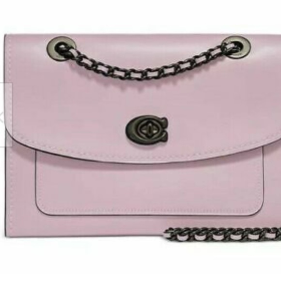 NWT Coach Parker Aurora/Silver Small In Refined Leather Shoulder Bag